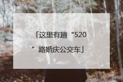 这里有趟“520”路婚庆公交车