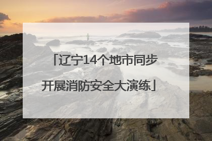辽宁14个地市同步开展消防安全大演练