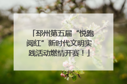 邳州第五届“悦跑阅红”新时代文明实践活动燃情开赛！