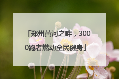 郑州黄河之畔，3000跑者燃动全民健身