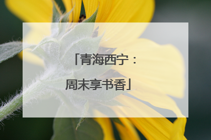 青海西宁：周末享书香
