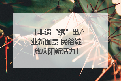 非遗“绣”出产业新图景 民俗绽放庆阳新活力