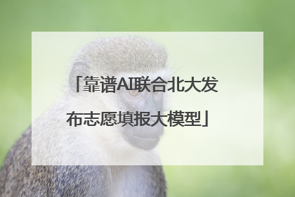 靠谱AI联合北大发布志愿填报大模型