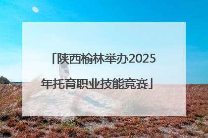 陕西榆林举办2025年托育职业技能竞赛