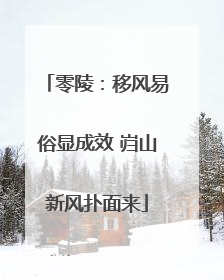 零陵：移风易俗显成效 岿山新风扑面来