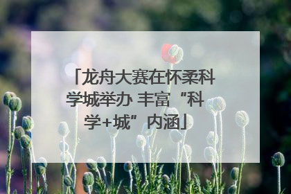 龙舟大赛在怀柔科学城举办 丰富“科学+城”内涵