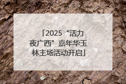 2025“活力夜广西”嘉年华玉林主场活动开启
