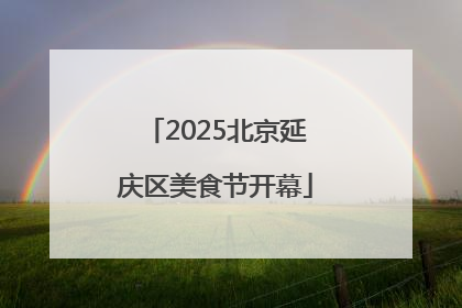 2025北京延庆区美食节开幕