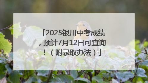 2025银川中考成绩，预计7月12日可查询！（附录取办法）